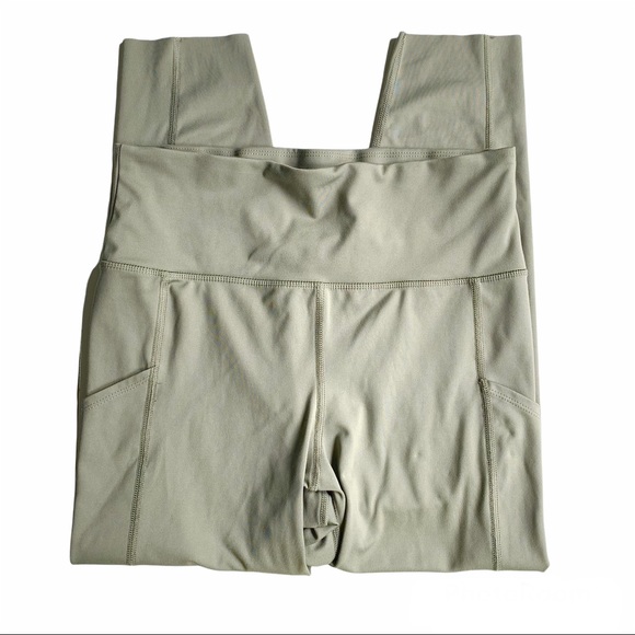 AE NWOT Olive High Waisted Pocket Leggings - Picture 3 of 5